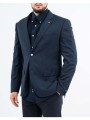 leonardo σακακι s26lu090130079-16 navyblue