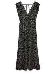 vero moda vmeasy joy s/l detail ankle dress wvn 10345505-blackdana mixed