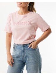 mexx clover logo t-shirt mf007800261w-132003 lightpink
