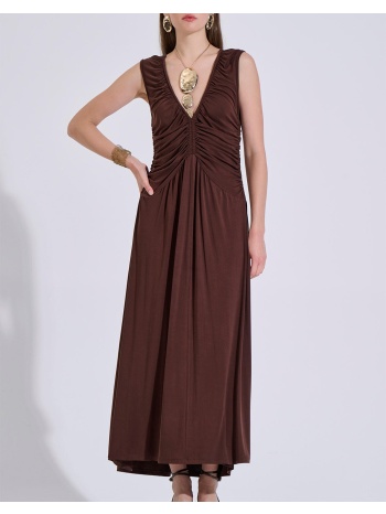 bill cost φορεμα 10-120717-0-καφε brown