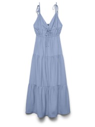 vero moda vmathena singlet detail ankle dress wvn 10345603-brunnera blue blue