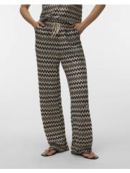 vero moda vmviola hw wide pants jrs 10344302-blackcement mixed