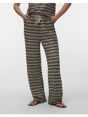 vero moda vmviola hw wide pants jrs 10344302-blackcement σε προσφορά