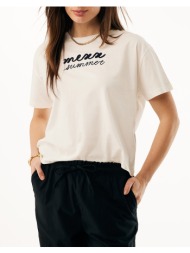 mexx summer logo t-shirt mf007803061w-110605 offwhite