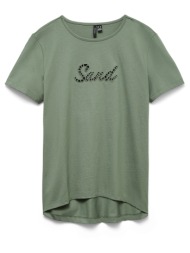 vero moda vmmiranda sif ss top box jrs 10344827-laurel wreathsand khaki