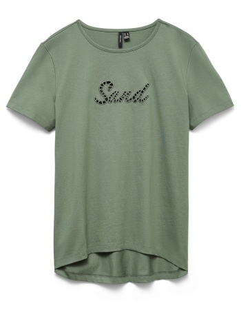 vero moda vmmiranda sif ss top box jrs 10344827-laurel