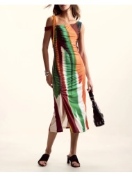 desigual vest_paint_lacroix φορεμα γυναικειο 26swvk17-1001 multi