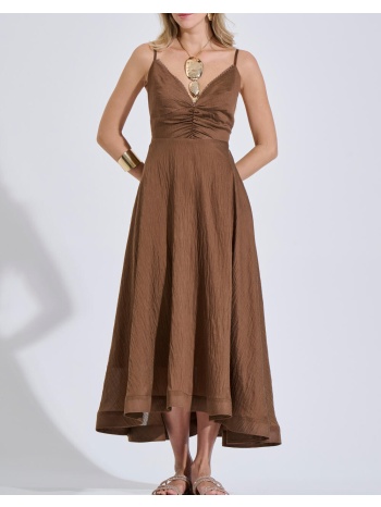 bill cost φορεμα 10-150317-0-καφε brown