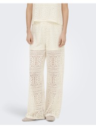 only onllian lace wide pants jrs noos 15372107-birch cream