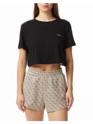 guess selene ss cn t-shirt μπλουζα γυναικειο v6gi17k2984-jblk black