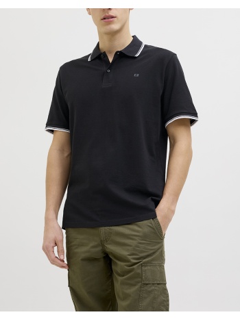 jjrebel jrebzell polo ss sn 12271166-black black σε προσφορά