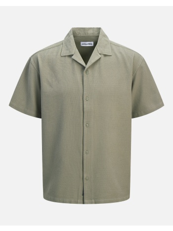 jack&jones jjglobal waffle resort shirt ss 12295551-vetiver