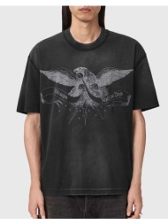 all saints aeterna ss crew m010pe-washed black jetblack