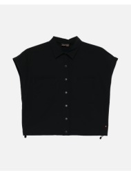 save the duck asap top w camicia πουκαμισο γυναικειο d72745wfino22-10000 black