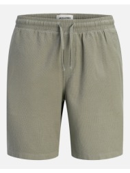 jack&jones jpstjaiden waffle resort short reg 12295862-vetiver khaki