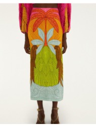 farm rio usiacuri multicolor maxi skirt-usiacuri multicolor 357682-26102 multi