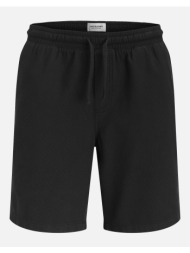 jack&jones jpstjaiden waffle resort short reg 12295862-black black