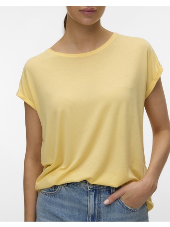 vero moda vmava plain ss top jrs noos 10284468-golden haze