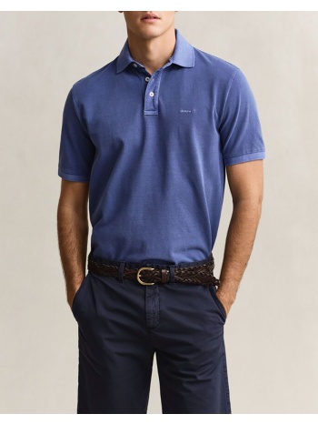 gant μπλουζα κμ sunfaded ss polo 3g2014057-442 oceanblue σε προσφορά