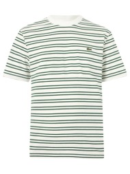 lacoste μπλουζα κμ tee-shirt ss 3th0874-yrr green
