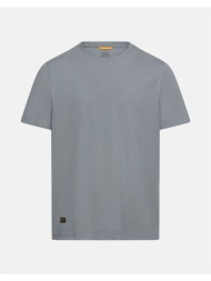 camel active t-shirt κ.μ. basic antibacterial c261-409700-7t07-45 steelblue