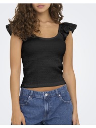 only onlmacy s/s o-neck mix top box jrs 15350374-black black