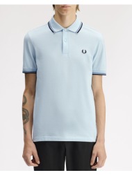 fred perry μπλουζες fred perry m3600-96a lightblue