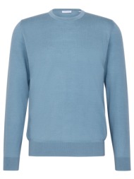 seidensticker merino crew neck pullo 251600-53 aqua