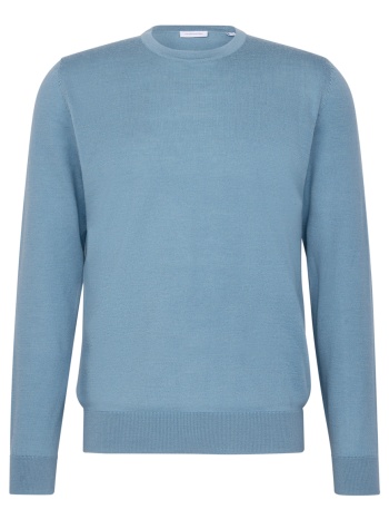 seidensticker merino crew neck pullo 251600-53 aqua