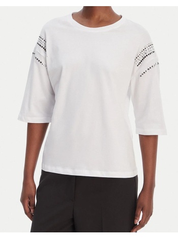 liu jo white_wa6j04_t-shirt moda m/c μπλουζα γυναικειο