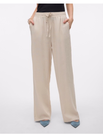 vero moda vmlinn hw pants wvn noos 10305091-moonbeam biege