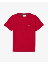 lacoste μπλουζα κμ core tee 3tj0826-240 red
