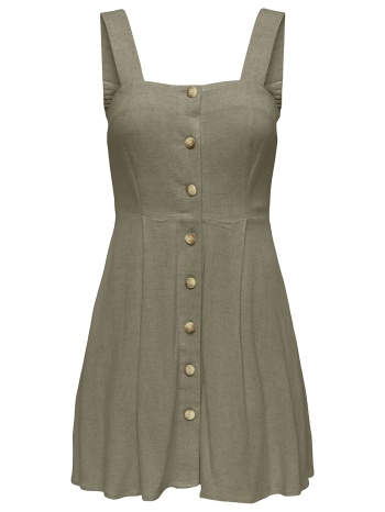 only onlsiesta linen bl short strap dress pnt
