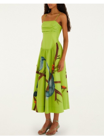 farm rio green maxi dress-green 358916-l0013 green
