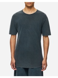 dirty laundry linen t-shirt dlmt000639-vintage blue mixed