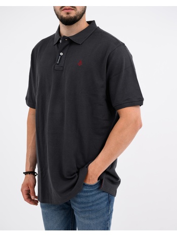 explorer μπλουζα polo basic big 2621102001-anthracite