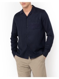 the bostonians πουκαμισο tencel custom fit bayron custom fit 3alp2489-navy midnightblue