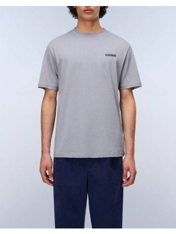 napapijri e-small box ss np0a88tr-nphcb gray