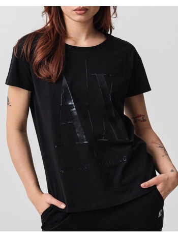 armani exchange t-shirt . 8nytcxyjg3z-uc001 totalblack