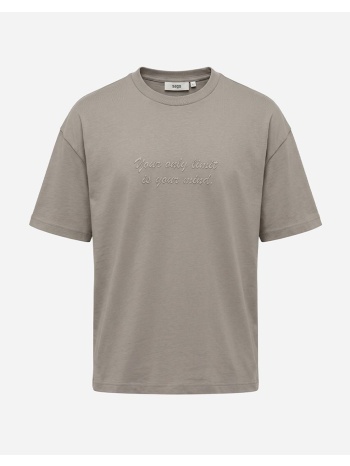 brokers ανδρικο t-shirt 26017216752-62 khaki