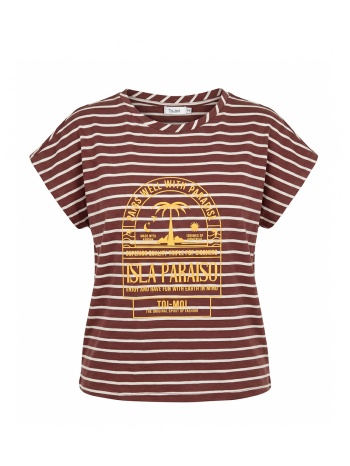 toi&moi μπλουζα 80-6795-126-530 brown
