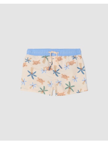 ovs swim short 2566484-vanilla cream multi