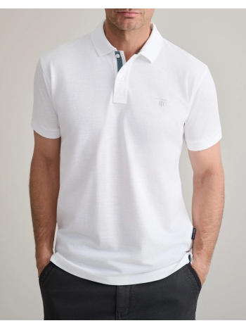 navy&green μπλουζακι πολο μ/χρωμο, custom fit