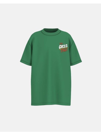 guess gmt dye oversize ss t-shirt μπλουζα παιδικο boy