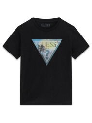 guess ss t-shirt μπλουζα παιδικο boy l6gi25k8hm4-jblk jetblack
