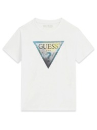 guess ss t-shirt μπλουζα παιδικο boy l6gi25k8hm4-g011 white