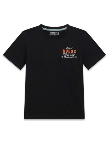 guess ss t-shirt μπλουζα παιδικο boy l6gi21k8hm4-jblk