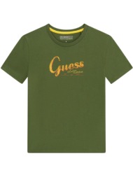 guess ss t-shirt μπλουζα παιδικο boy l6gi01k8hm4-g8v4 olive