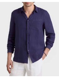 vilebrequin πουκαμισο crsd3u00-390v darkblue