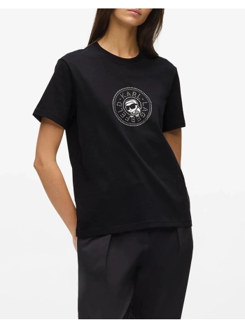 karl lagerfeld ikon rs circle t-shirt b2w17025-999 black
